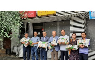 샬롬나비, 서울역 주변 쪽방촌에서 사랑의 쌀 나누기 행사